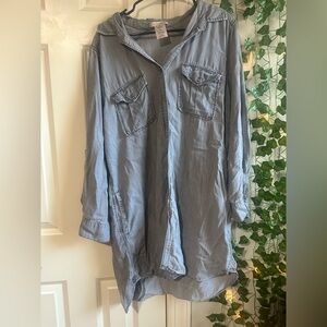 Philosophy Gray Tencel Jacket